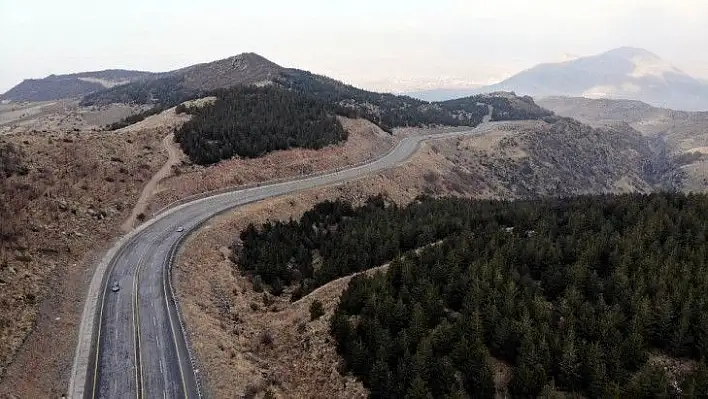 Erciyes'e giden yollarda sakinlik