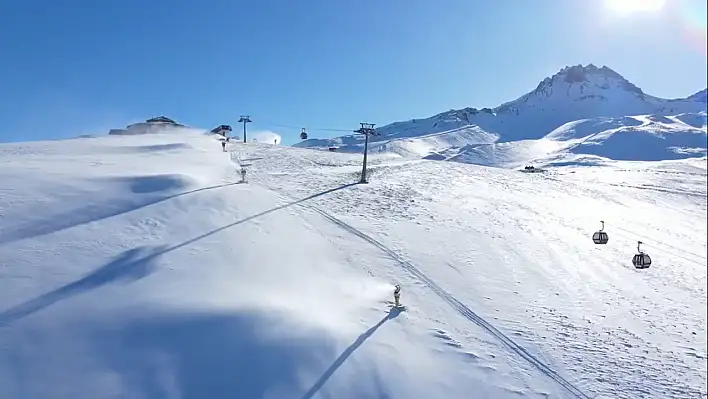 Erciyes için heyecanlandıran paylaşım