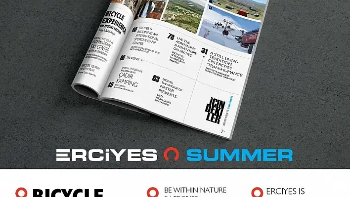 'ERCİYES SUMMER 2017' dergisi beğeni topluyor