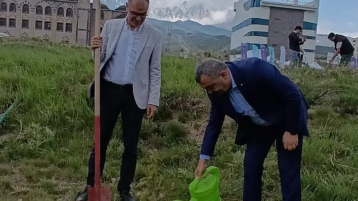Erciyes'te fidan dikildi