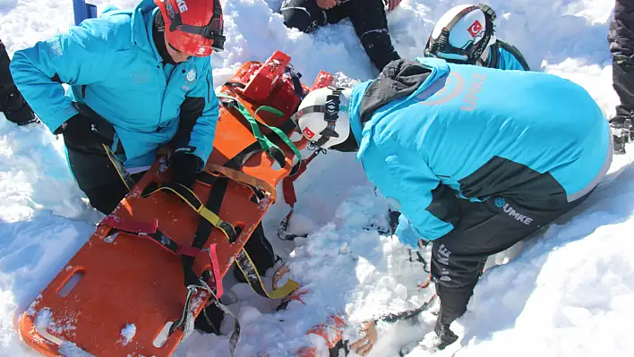 Erciyes'te gerçeği aratmayan tatbikat