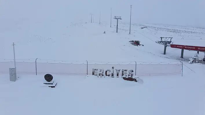 Erciyes'te kayak heyecanı başlıyor