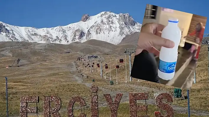 Erciyes'te şaşırtan görüntü: Yıllardır su içtiğimiz çeşmelerden ne akıyor?