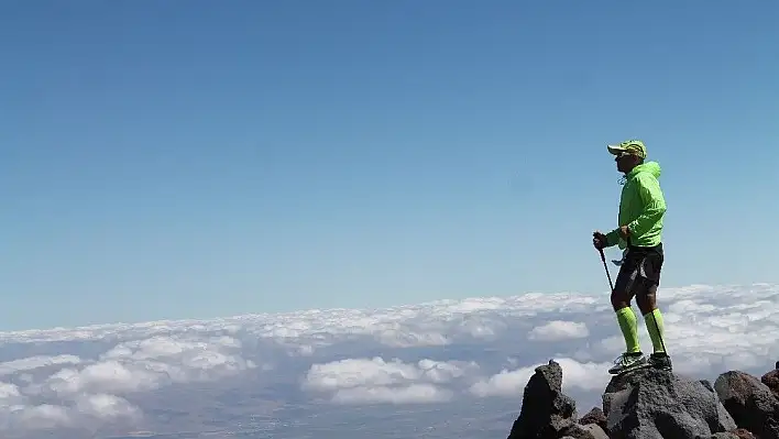 Erciyes'te zirve tırmanışları başladı