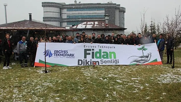 Erciyes Teknopark'ta 3.Fidan Dikim Şenliği Düzenlendi