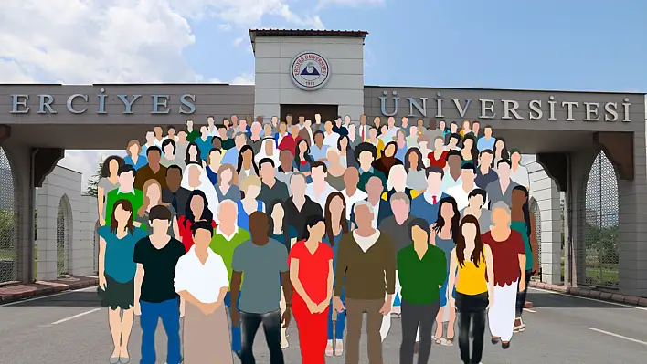 Erciyes Üniversitesi doldu taştı, yer kalmadı!