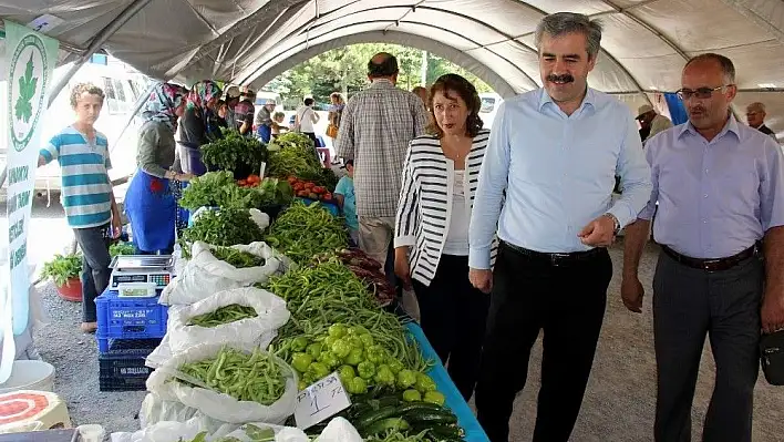 Erciyesevler Mahallesi Organik Ürünler Pazarı açıldı