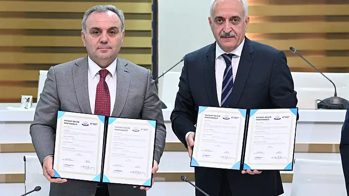 ERÜ'de imzalar patentler için atıldı!