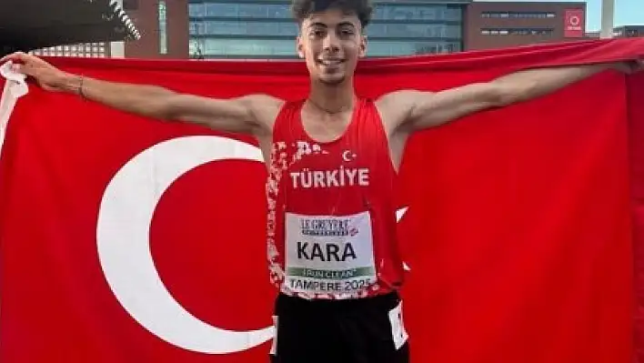 ERÜ öğrencisi Kara Türkiye rekoru kırdı