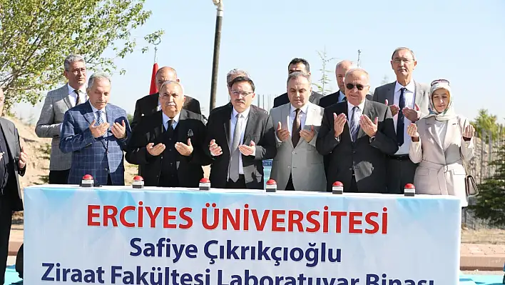 ERÜ Ziraat Fakültesi laboratuvar binasının temeli atıldı