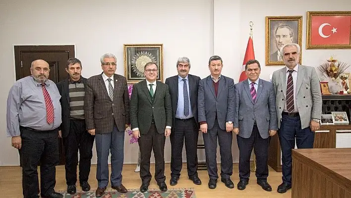 Esnaf Odası başkanlarından Özdoğan'a ziyaret
