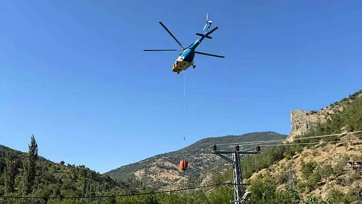 Feke'de ev yangını ormana sıçramadan söndürüldü