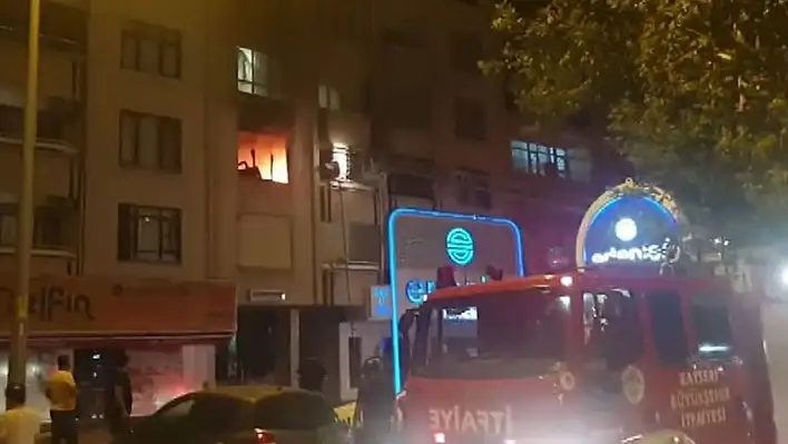 Kayseri'de korku dolu anlar...