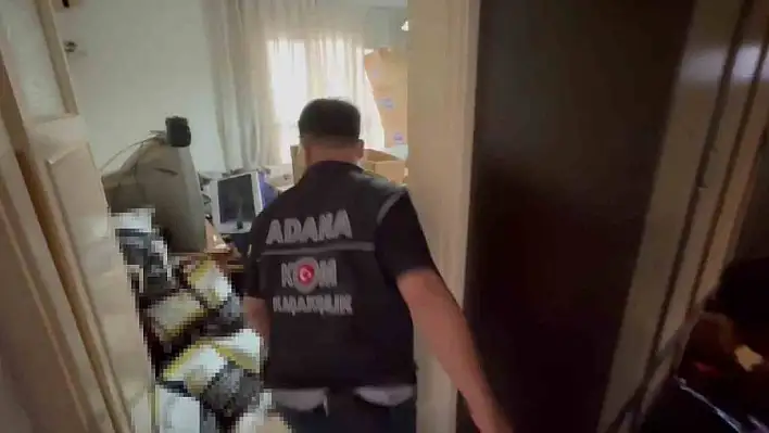 Milyonlarca kaçak makaron ele geçirildi