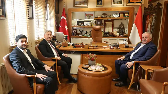 Fabrikası yanan Kayserili ünlü iş adamına 35 gün sonra ziyaret!