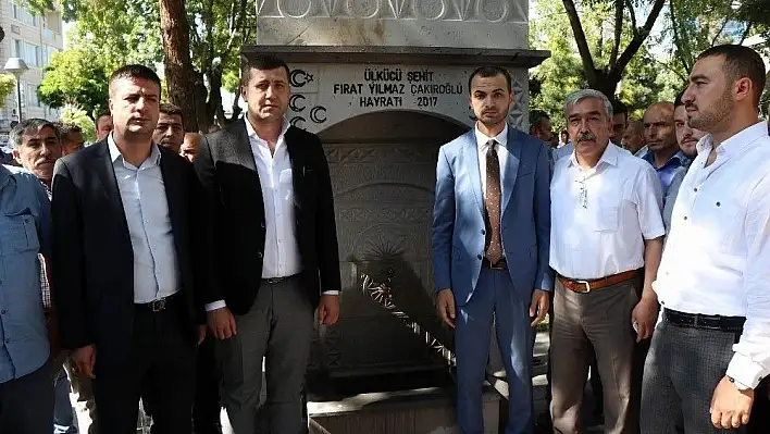 Fırat Yılmaz Çakıroğlu adına yaptırılan çeşme açıldı