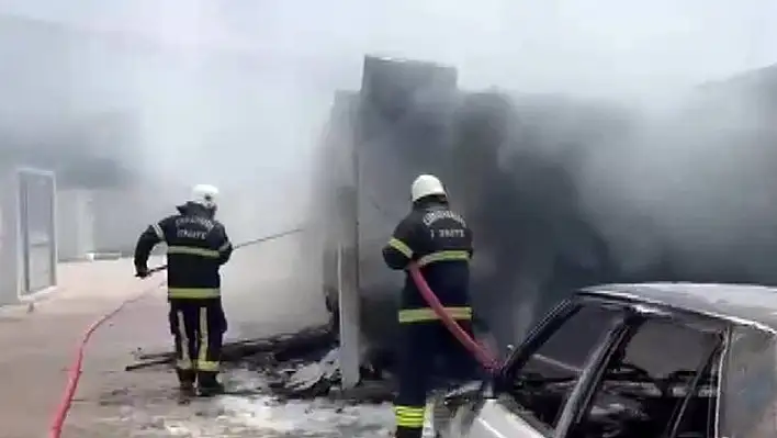 Konteyner Kent'te yangın