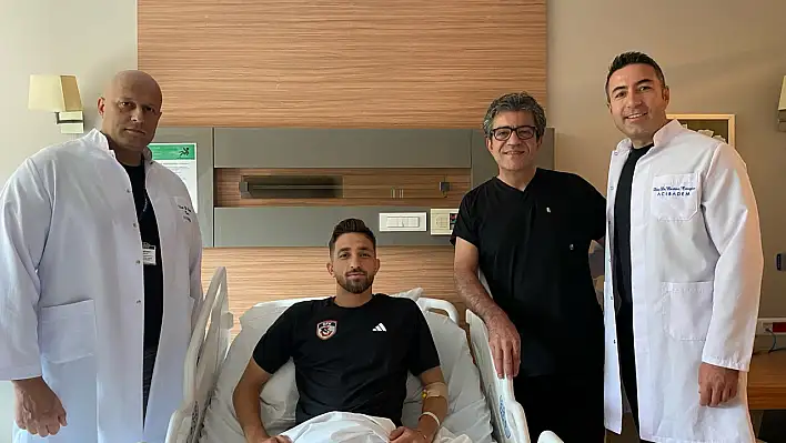 Gaziantepsporlu futbolcu Kayseri'de ameliyat oldu!