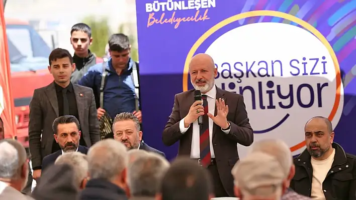 Gece gündüz demeden vatandaşların yanında