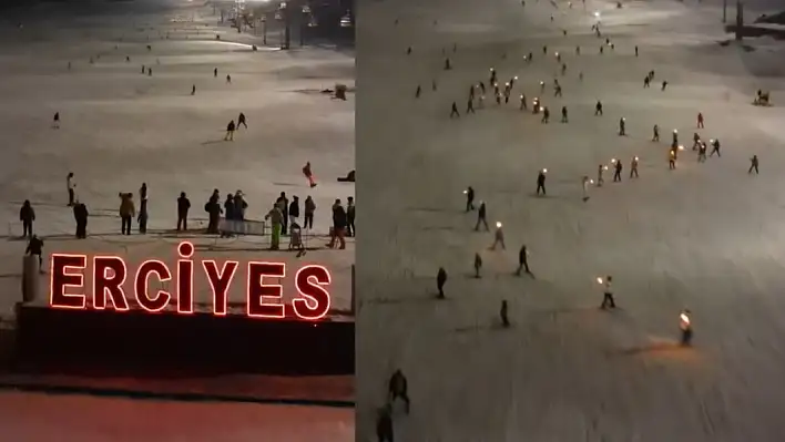 Gece kayma heyecanı bakın hangi gün!