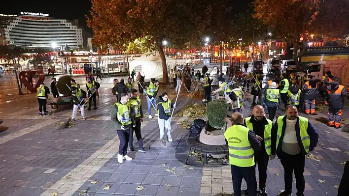 Gece yarısı Melikgazi'de dikkat çeken etkinlik