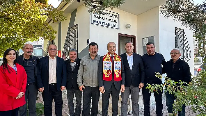 Genç muhtarları ziyaret etti