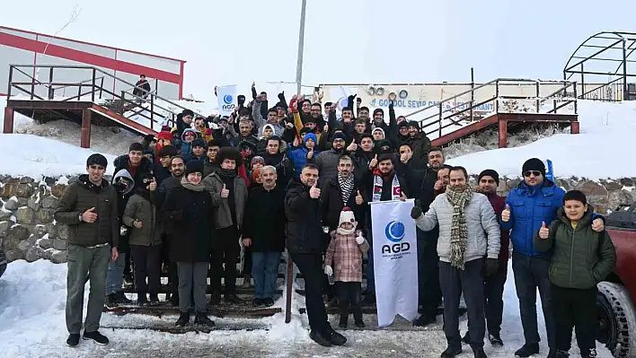 Erciyes'te eğlendiler!