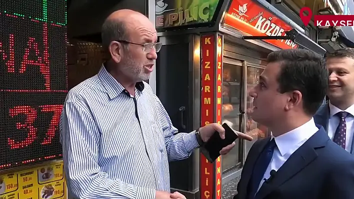 Gökçek'i, Kayseri'de şaşırtan dua! Kayserili esnaf: Allah gücünüzü arttırsın, seninki ıcık takviyeli olsun