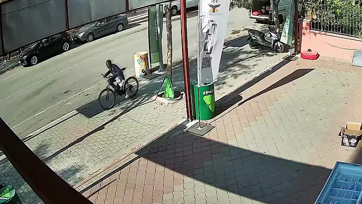 Gündüz vakti bisiklet çalan hırsız yakalandı! Savunması şok etti