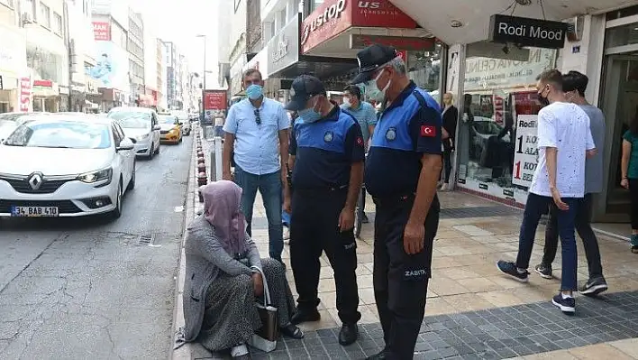 Kayseri'de kurumlardan ortak dilenci operasyonu!