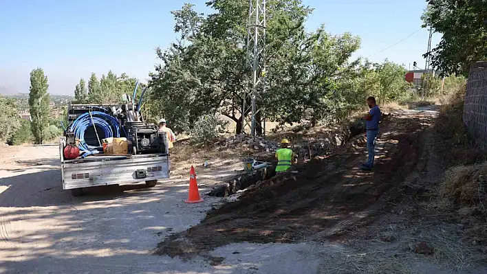 Başkan Özdoğan: 14 kilometrelik gaz hattı döşendi!