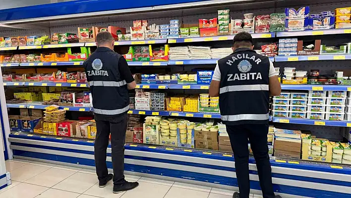 Hacılar'da market ve fırınlara denetim