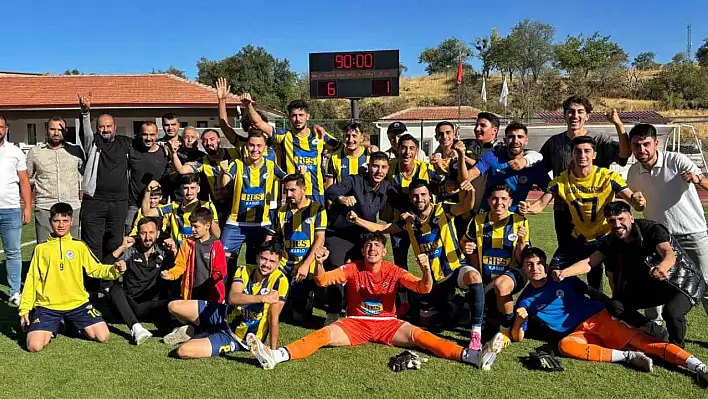 Hacılar Erciyesspor'dan 6-1'lik galibiyet