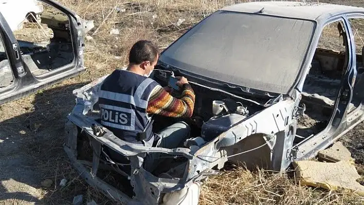 Haciz ve yakalama kayıtlı araçları parçalayan şahıs gözaltına alındı