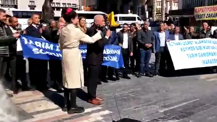 Hakları için eylem yaptılar...