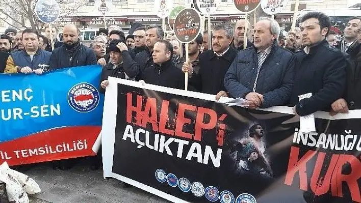 Halep'te hayatını kaybedenler için gıyabi cenaze namazı kılındı