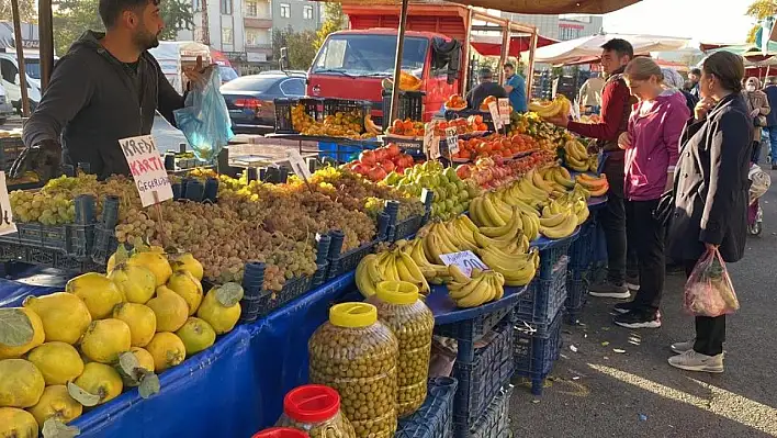 Halk pazarında güncel fiyatlar