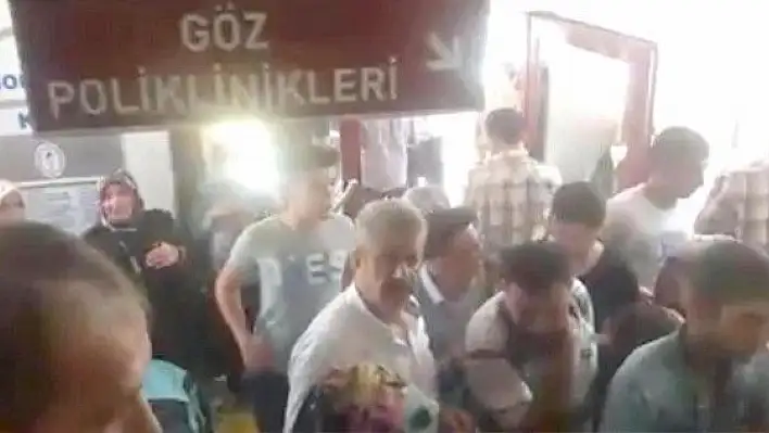 Hastaneyi su bastı