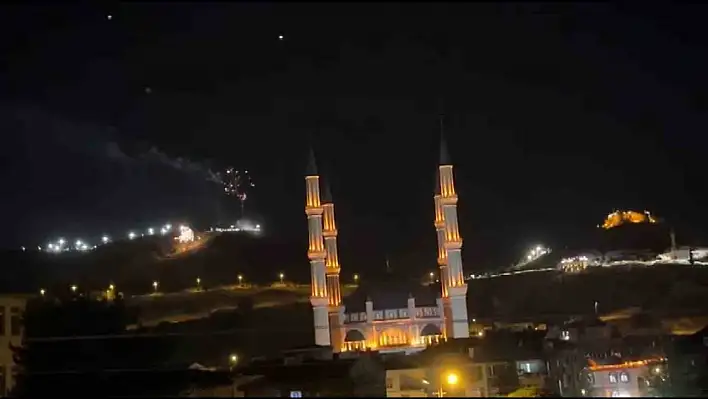 Nevşehir'de havai fişek gösterisi yangına neden oldu