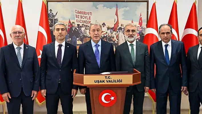 Hulusi Akar ile Taner Yıldız Uşak'ta neden buluştu?
