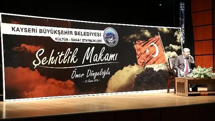 İlahiyatçı-Yazar Ömer Döngeloğlu 'Şehitlik Makamı'nı Anlattı