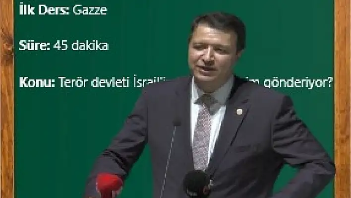 İlk Ders: Gazze Süre: 45 dakika Konu: Terör devleti İsrail'in jet yakıtını kim gönderiyor?