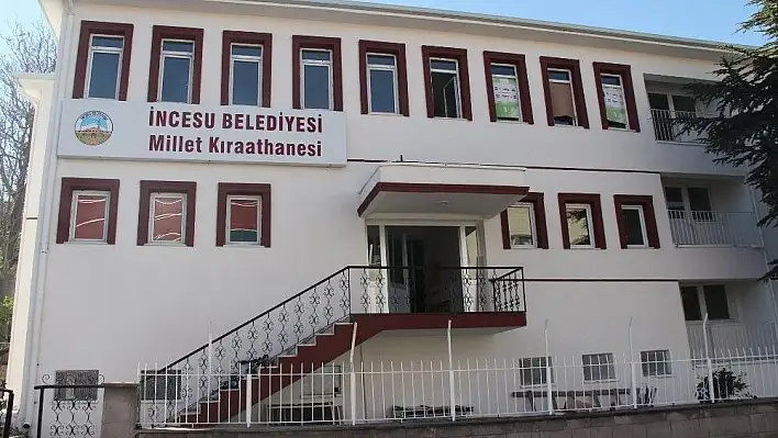 İncesu Millet Kıraathanesi hizmete açılıyor