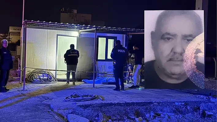 İnşaat bekçi kulübesinin önünde ölü bulundu!