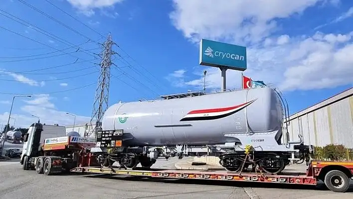 Irak petrolünü dünyaya Cryocan firmasının ürettiği vagon tanklar taşıyacak