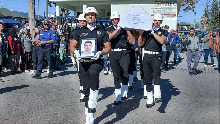 İstanbul'da hayatını kaybeden komiser memleketinde toprağa verildi