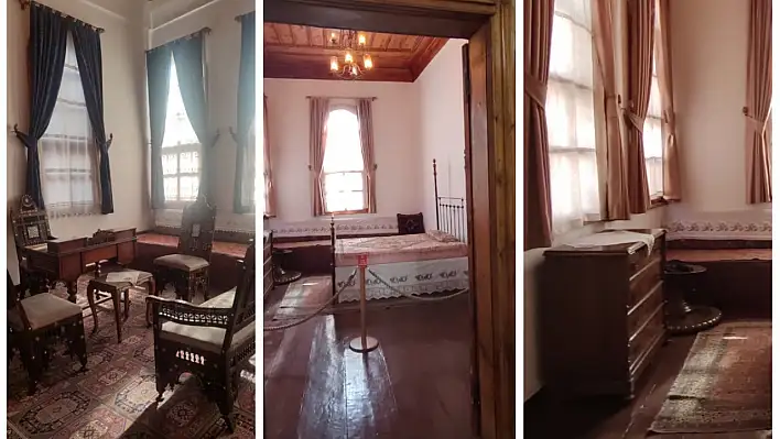 İşte Atatürk'ün Kayseri'deki yatağı ve çalışma masası!