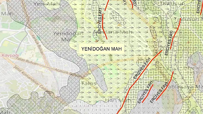 İşte Talas'ın fay hatları…