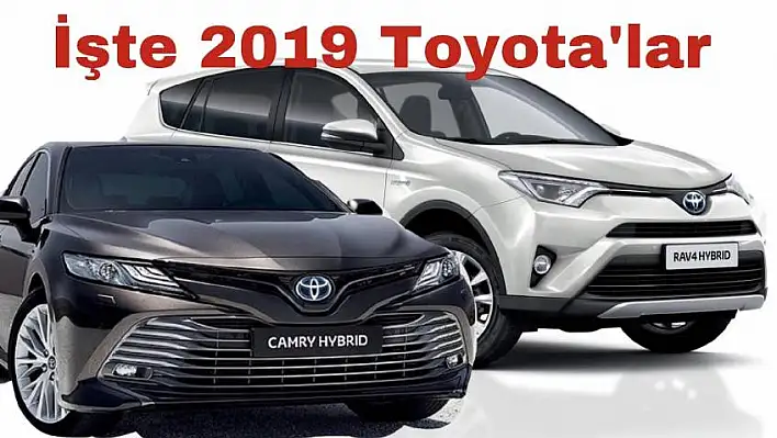 İşte 2019 TOYOTA'lar...