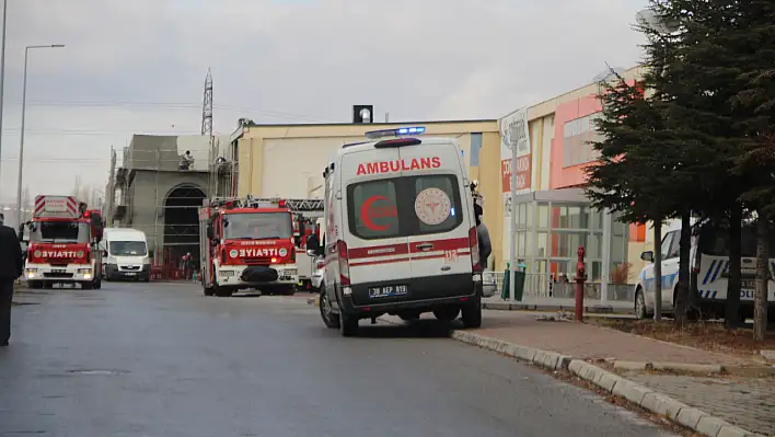 İşyerinde yangın!